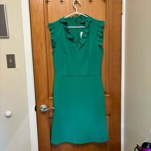 Emerald green dressy dress